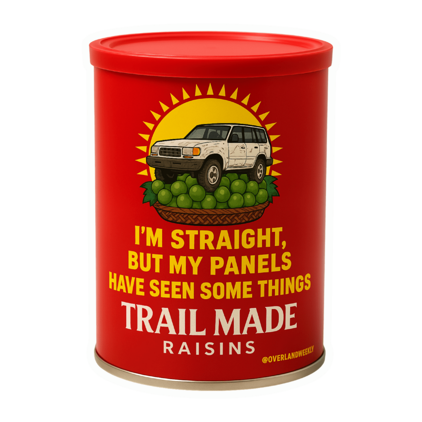 Trail Raisin Sticker