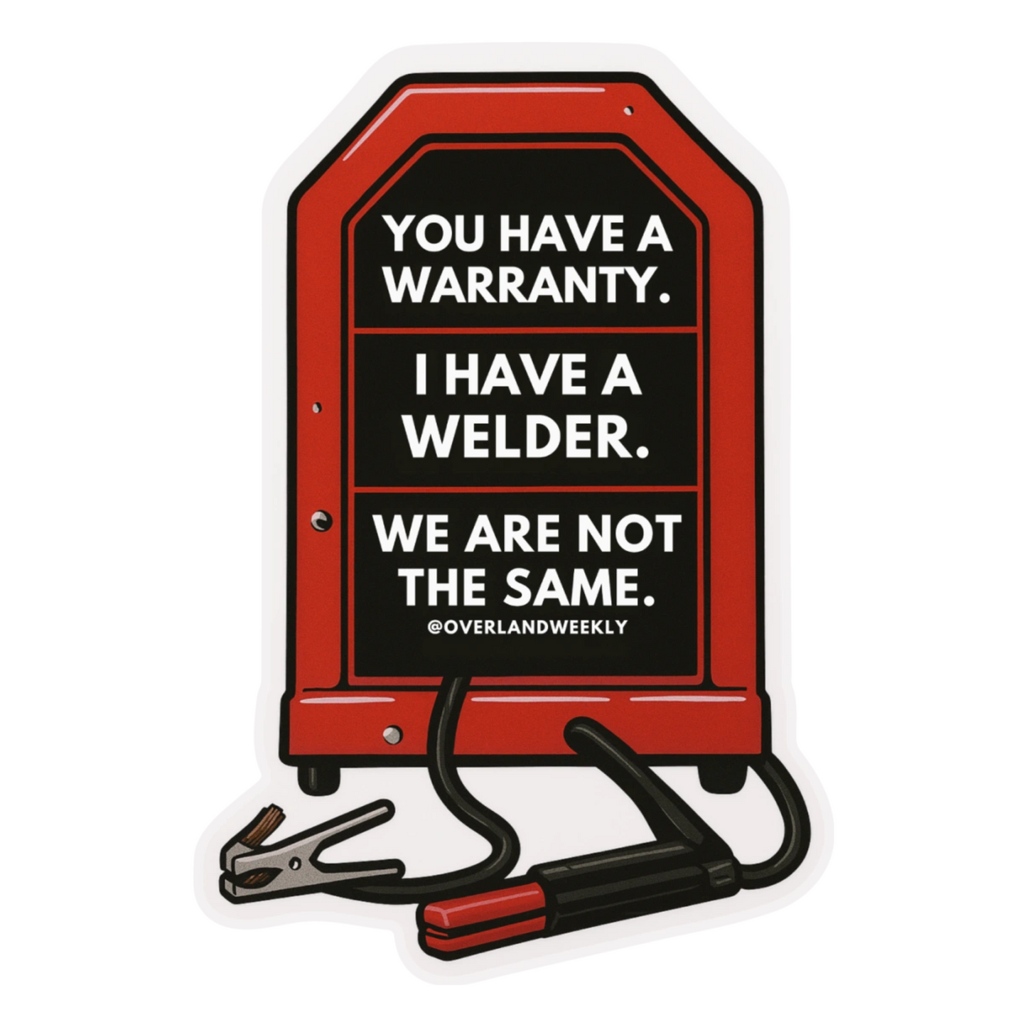 Welder Sticker